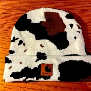 Carhart cow beanie